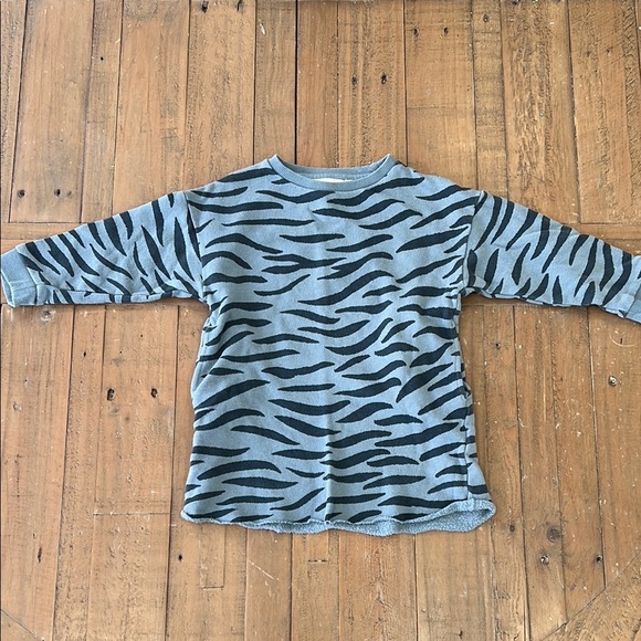 Stella McCartney gray tiger stripe tunic dress - Picture 1 of 5